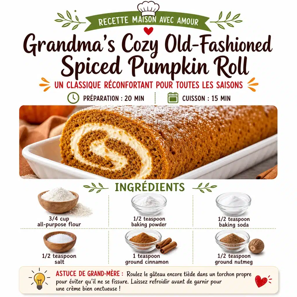 Best Grandma's Cozy Old-Fashioned Spiced Pumpkin Roll