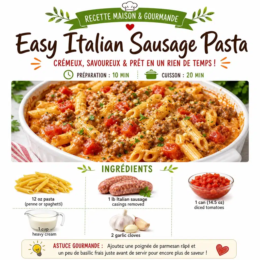 Cozy Classic Easy Italian Sausage Pasta Recipe