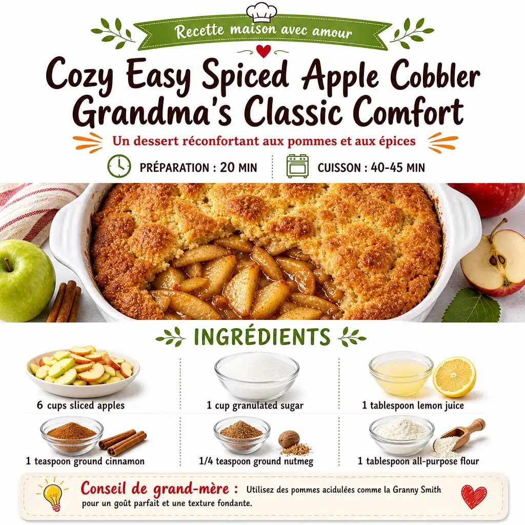 Cozy Easy Apple Cobbler Grandma's Classic Comfort