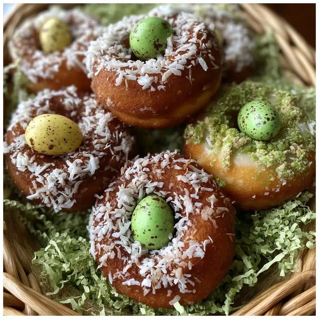 Easter Bird's Nest Donuts