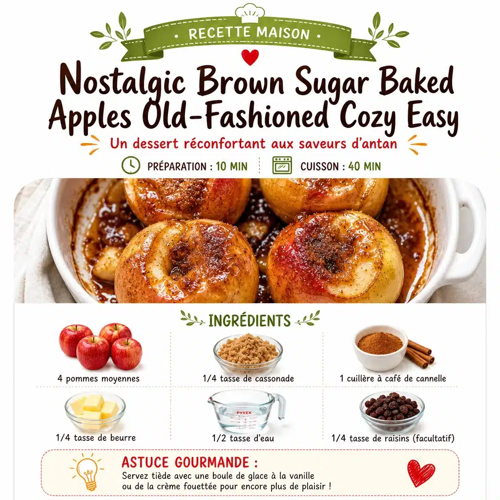Nostalgic Brown Sugar Baked Apples Old-Fashioned Cozy Easy